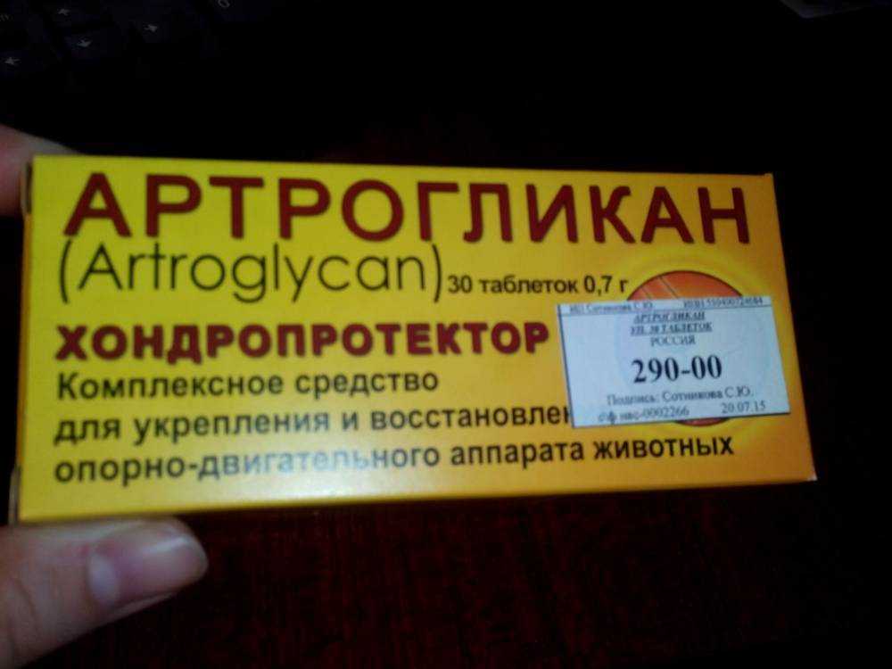 Артрогликан для собак: инструкция по применению