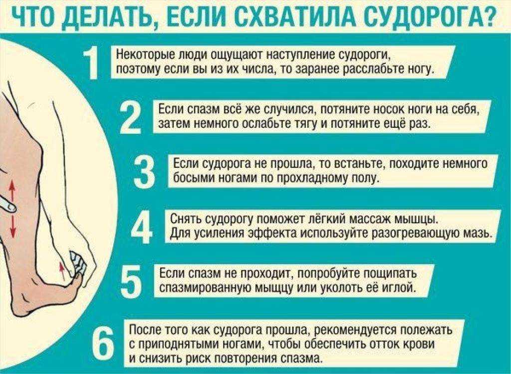 Сводит икроножные мышцы - в чем причина судорог и что делать