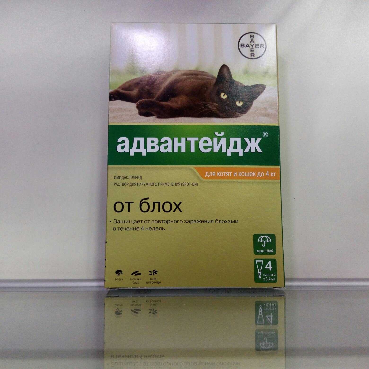 Адвантейдж от блох для кошек