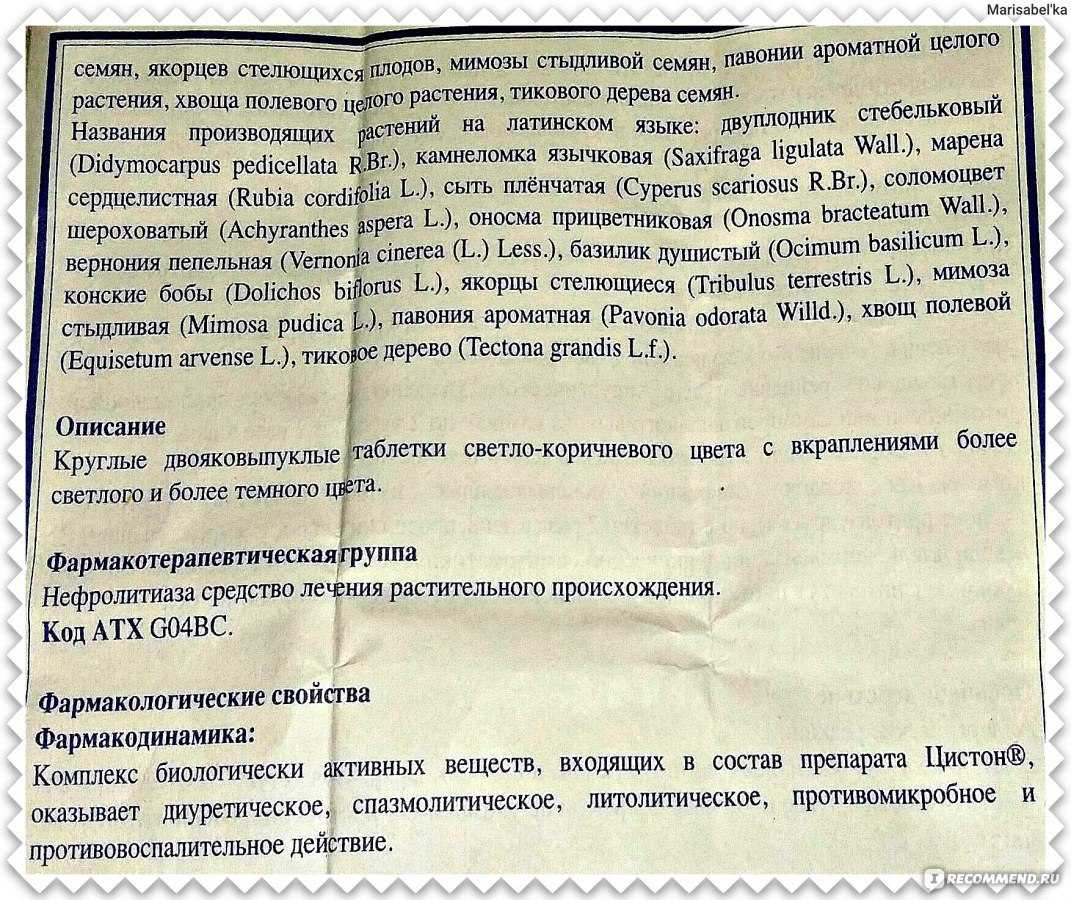 Лекарственный препарат Цистон для кошек: состав и форма выпуска, показания и инструкция по применению, противопоказания, отзывы, цена