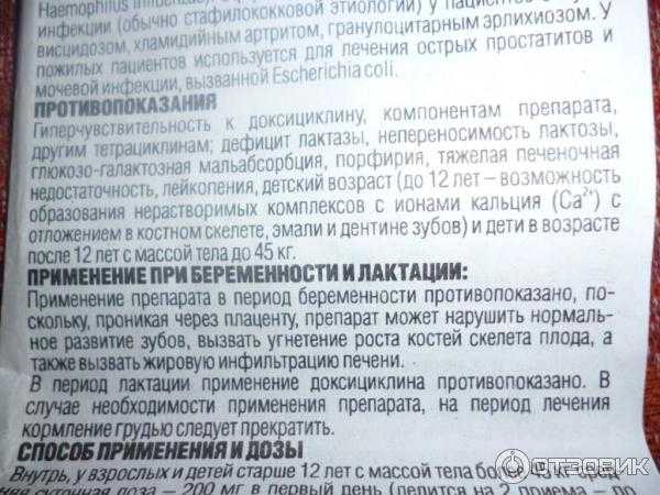 доксициклин для кошек и собак