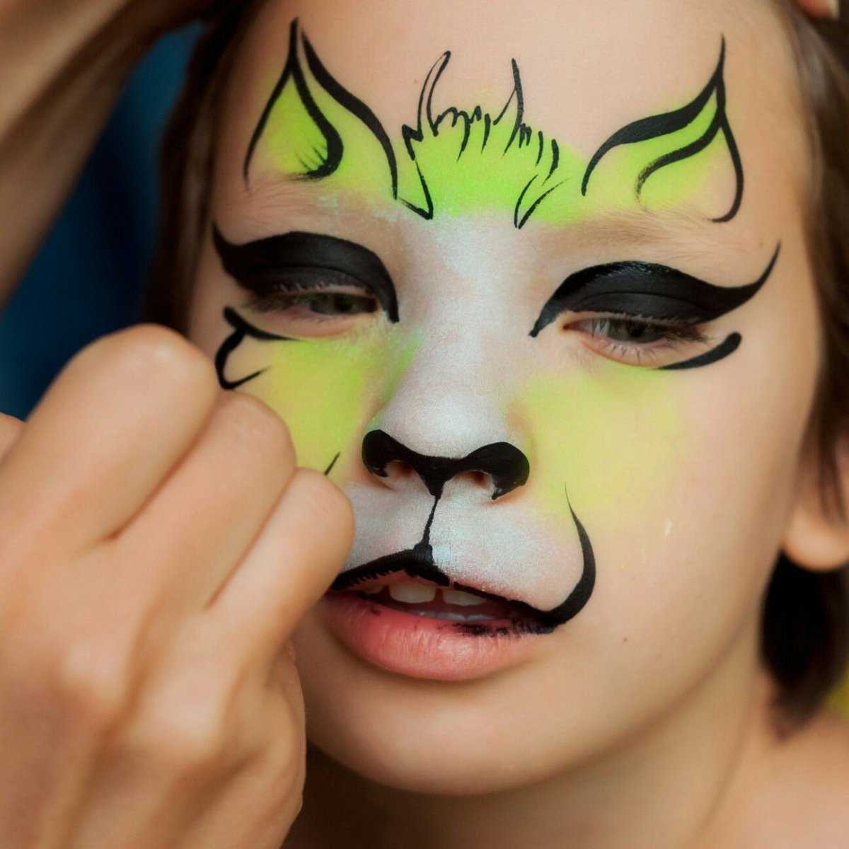 Как нарисовать кошку на лице? как нарисовать на лице мордочку кошки у ребенка?